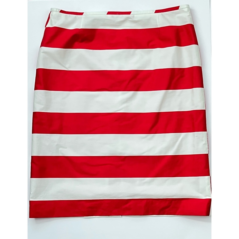 Preston & York Red and White Striped Pencil